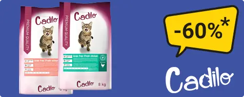 *60% sur le 2e grand paquet de croquettes pour chats Cadilo